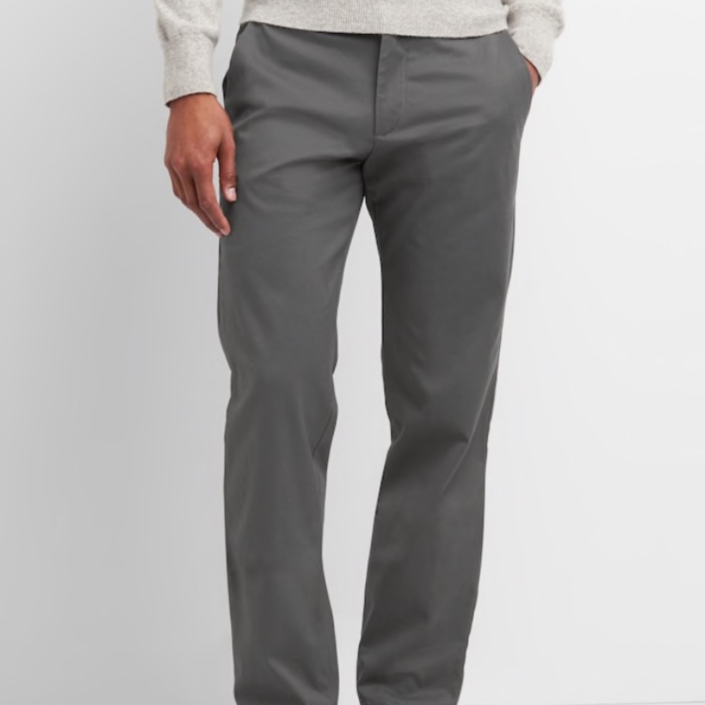 Men’s Gap Charcoal Chinos Straight